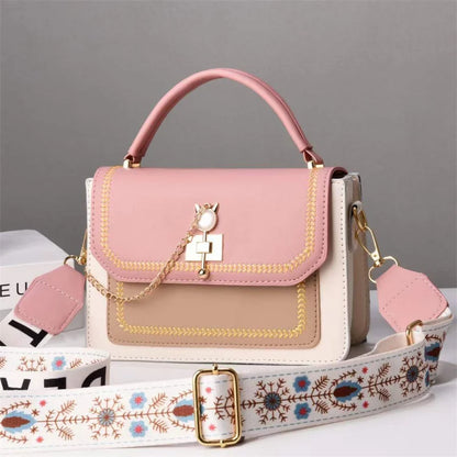 2023 New Color-blocking Women's Bag, Fashionable Women's Bag, Simple Style Handbag - PATOGAZ