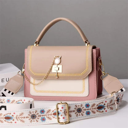 2023 New Color-blocking Women's Bag, Fashionable Women's Bag, Simple Style Handbag - PATOGAZ