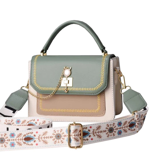2023 New Color-blocking Women's Bag, Fashionable Women's Bag, Simple Style Handbag - PATOGAZ