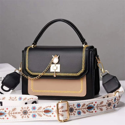 2023 New Color-blocking Women's Bag, Fashionable Women's Bag, Simple Style Handbag - PATOGAZ