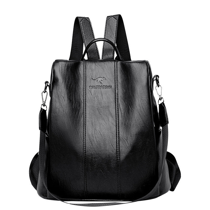 Backpack New Anti-theft Women's Backpack Korean Style Simple All-match Shoulder Bag Fashionable Elegant Student Backpack - PATOGAZ