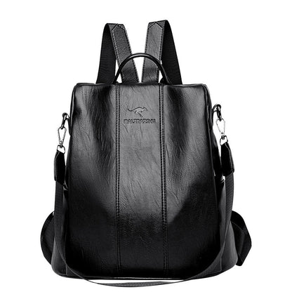 Backpack New Anti-theft Women's Backpack Korean Style Simple All-match Shoulder Bag Fashionable Elegant Student Backpack - PATOGAZ