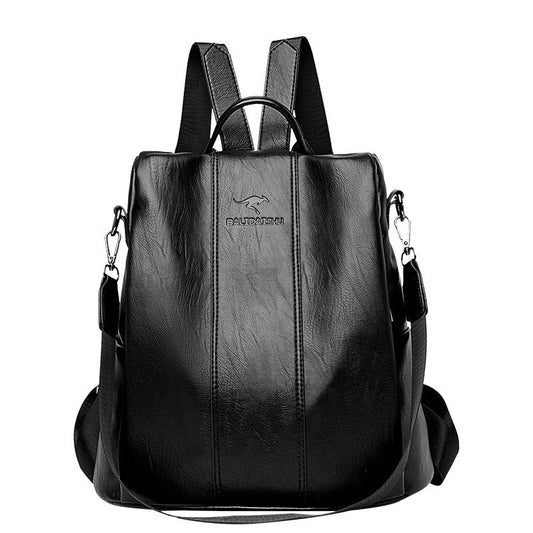 Backpack New Anti-theft Women's Backpack Korean Style Simple All-match Shoulder Bag Fashionable Elegant Student Backpack - PATOGAZ