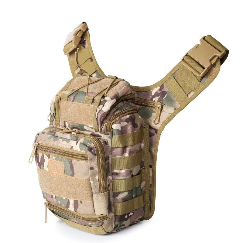 Cross-Border Plover Saddle Bag, Cross-Border Outdoor Multi-Functional Tactical Crossbody Bag, Military Fan Cycling Camera Bag, Camouflage Cycling Bag - PATOGAZ