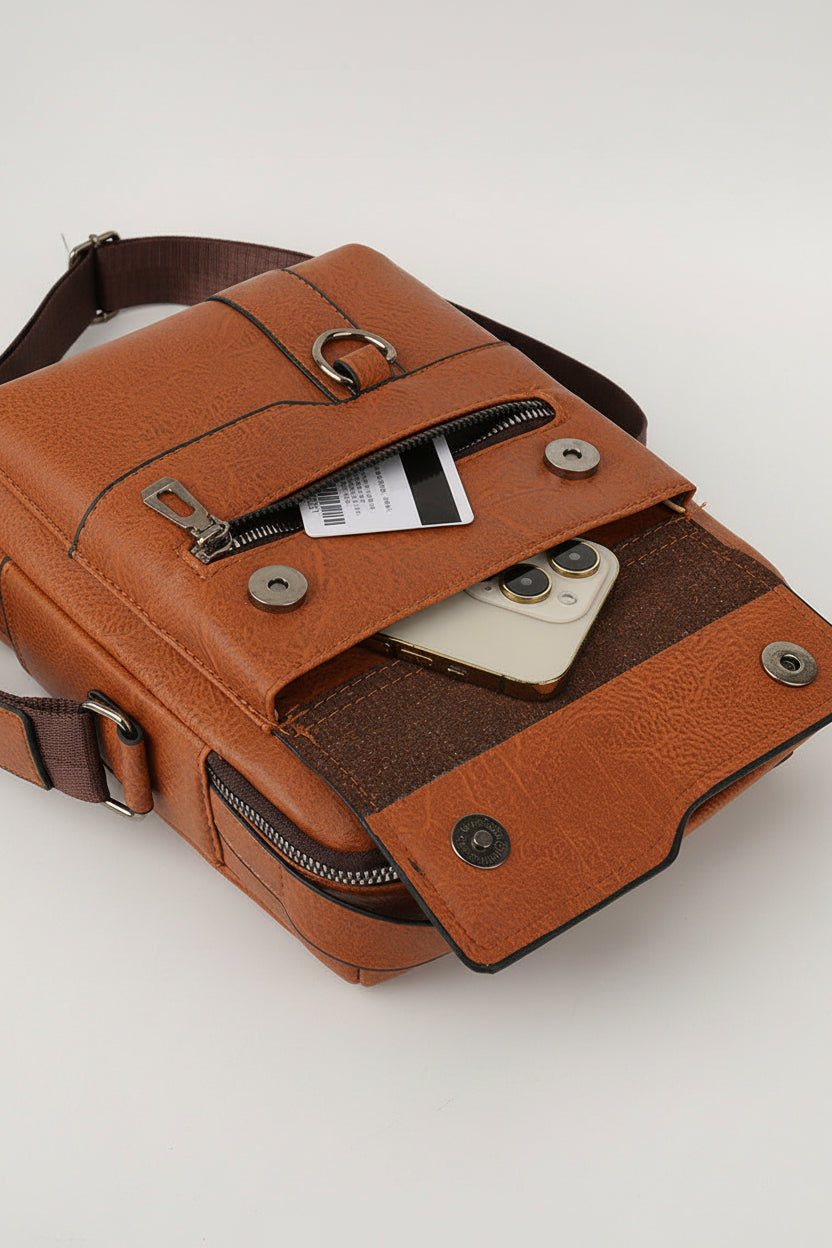 Men's Bag Handbag Shoulder Bag Travel Men's Bag Briefcase Business Computer Bag Men's Crossbody Bag Business Wallet - PATOGAZ