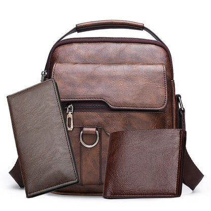 Men's Bag Handbag Shoulder Bag Travel Men's Bag Briefcase Business Computer Bag Men's Crossbody Bag Business Wallet - PATOGAZ