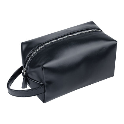 Retro crazy horse pu leather new cross-border cosmetic bag Europe and the United States large capacity travel multi-functional portable washing and storage bag - PATOGAZ