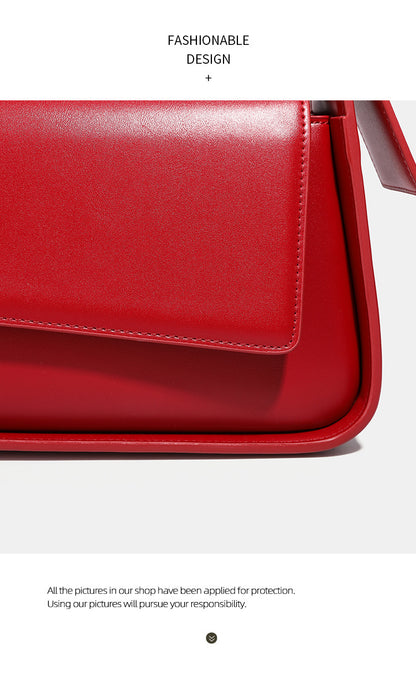 Red Bag for Women 2026 New Style Underarm Bag Light Luxury Brand Bridal Wedding Bag Daily Use Crossbody Handbag - PATOGAZ