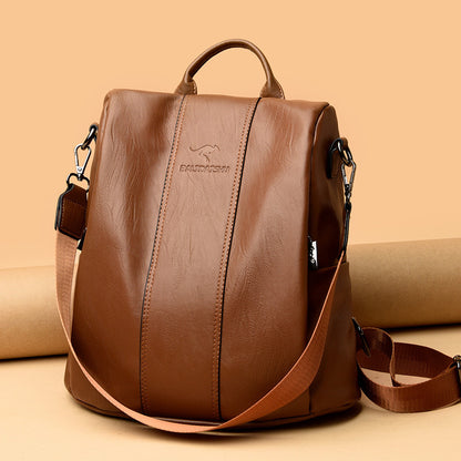 Backpack New Anti-theft Women's Backpack Korean Style Simple All-match Shoulder Bag Fashionable Elegant Student Backpack - PATOGAZ