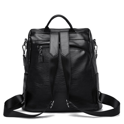 Backpack New Anti-theft Women's Backpack Korean Style Simple All-match Shoulder Bag Fashionable Elegant Student Backpack - PATOGAZ