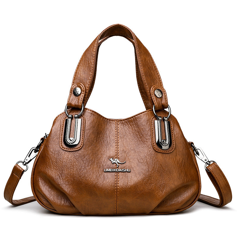 Handbag Women's Summer New Women's Shoulder Crossbody Bag Fashionable All-match Middle-aged and Elderly Mother's Hand Bag Small Satchel - PATOGAZ
