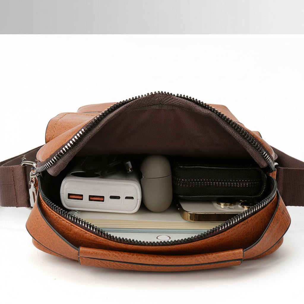 Men's Bag Handbag Shoulder Bag Travel Men's Bag Briefcase Business Computer Bag Men's Crossbody Bag Business Wallet - PATOGAZ