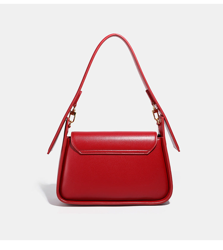 Red Bag for Women 2026 New Style Underarm Bag Light Luxury Brand Bridal Wedding Bag Daily Use Crossbody Handbag - PATOGAZ