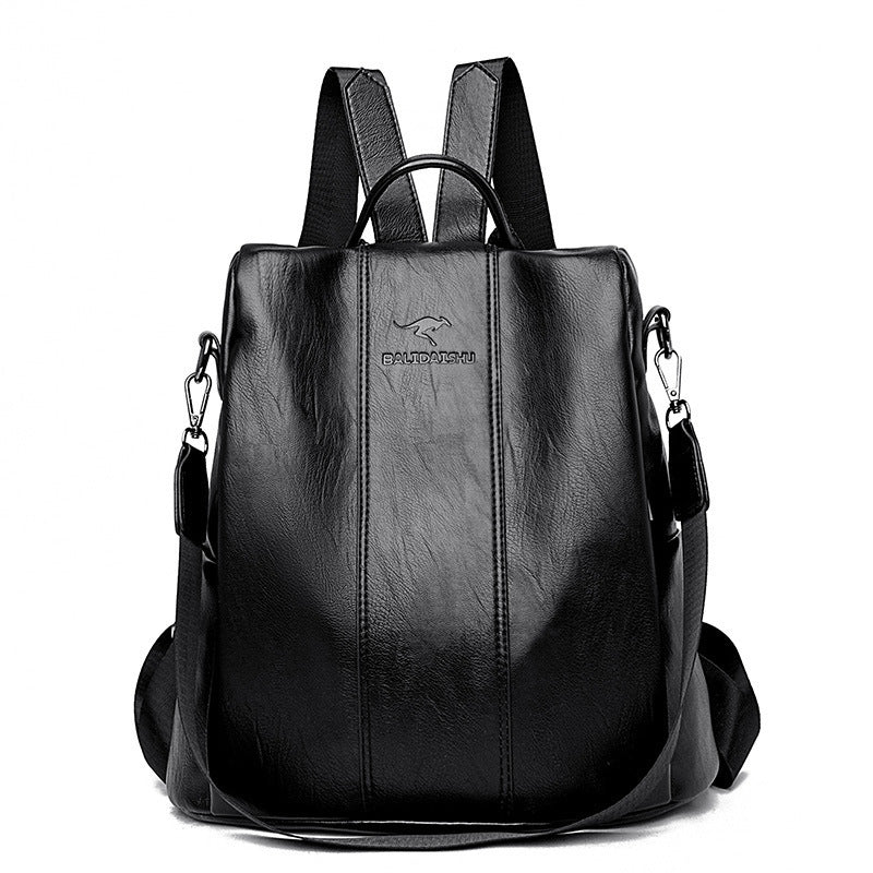 Backpack New Anti-theft Women's Backpack Korean Style Simple All-match Shoulder Bag Fashionable Elegant Student Backpack - PATOGAZ