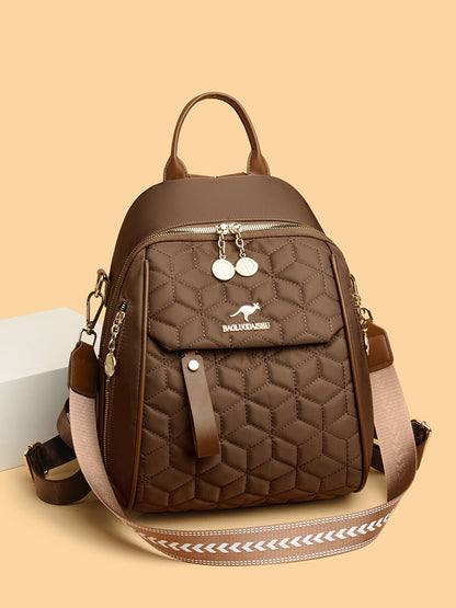 Cross-border New Women's Bag 2025 Casual Korean Women's Oxford Backpack Fashion Urban Commuter Travel Backpack - PATOGAZ