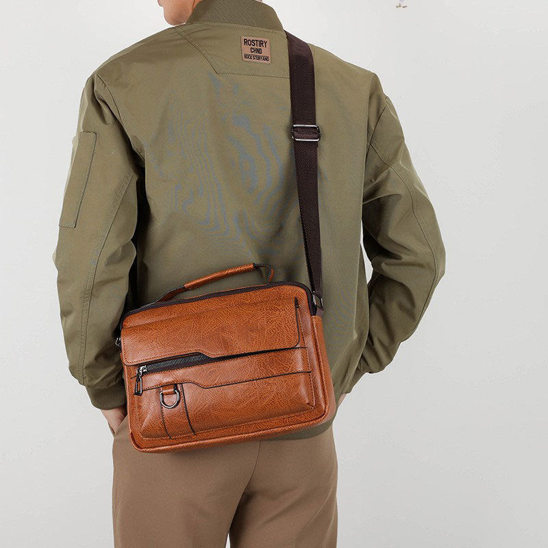 Men's Bag Handbag Shoulder Bag Travel Men's Bag Briefcase Business Computer Bag Men's Crossbody Bag Business Wallet - PATOGAZ