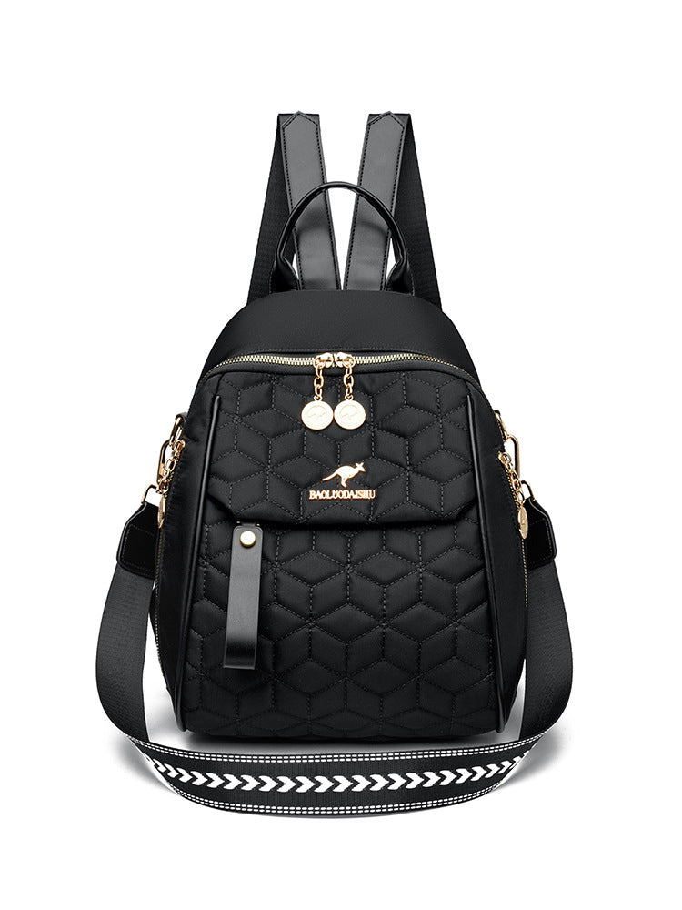 Cross-border New Women's Bag 2025 Casual Korean Women's Oxford Backpack Fashion Urban Commuter Travel Backpack - PATOGAZ