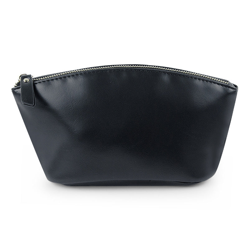 Retro crazy horse pu leather new cross-border cosmetic bag Europe and the United States large capacity travel multi-functional portable washing and storage bag - PATOGAZ