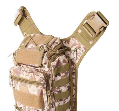 Cross-Border Plover Saddle Bag, Cross-Border Outdoor Multi-Functional Tactical Crossbody Bag, Military Fan Cycling Camera Bag, Camouflage Cycling Bag - PATOGAZ