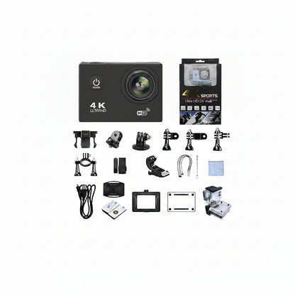 4K sports camera camera wifi diving sports camera DV HD waterproof outdoor underwater camera - PATOGAZ