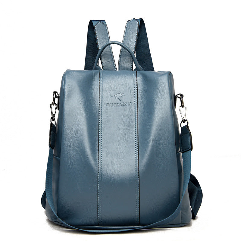 Backpack New Anti-theft Women's Backpack Korean Style Simple All-match Shoulder Bag Fashionable Elegant Student Backpack - PATOGAZ