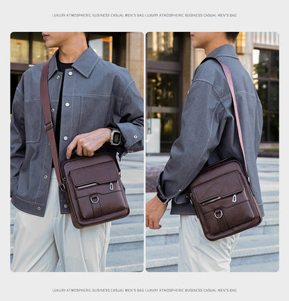 Men's Bag Handbag Shoulder Bag Travel Men's Bag Briefcase Business Computer Bag Men's Crossbody Bag Business Wallet - PATOGAZ