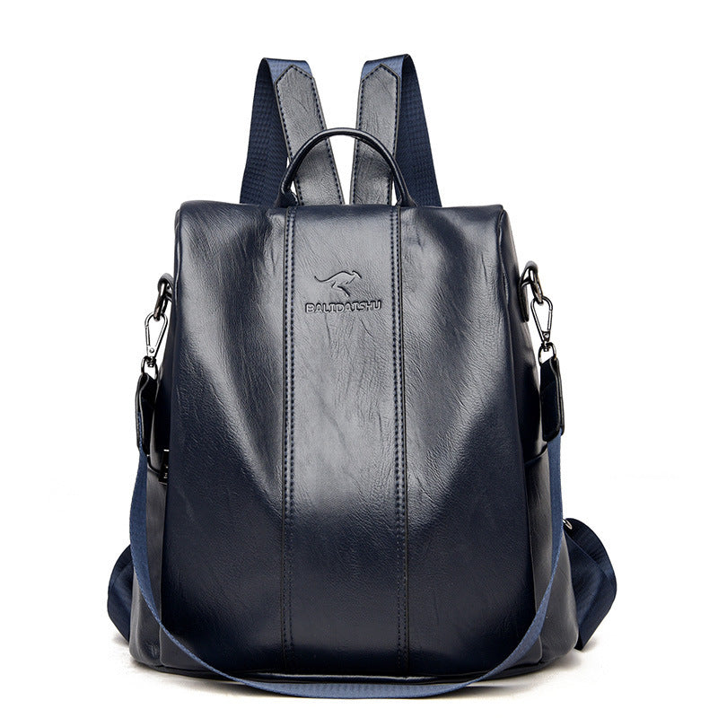 Backpack New Anti-theft Women's Backpack Korean Style Simple All-match Shoulder Bag Fashionable Elegant Student Backpack - PATOGAZ