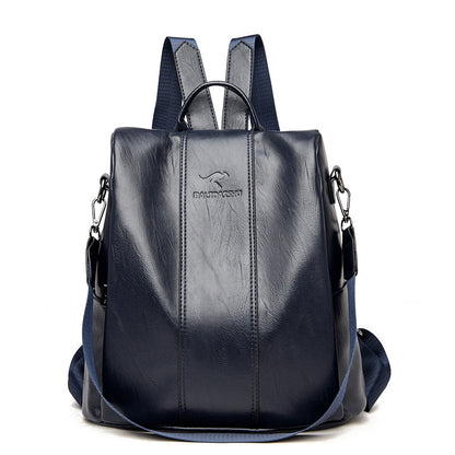 Backpack New Anti-theft Women's Backpack Korean Style Simple All-match Shoulder Bag Fashionable Elegant Student Backpack - PATOGAZ