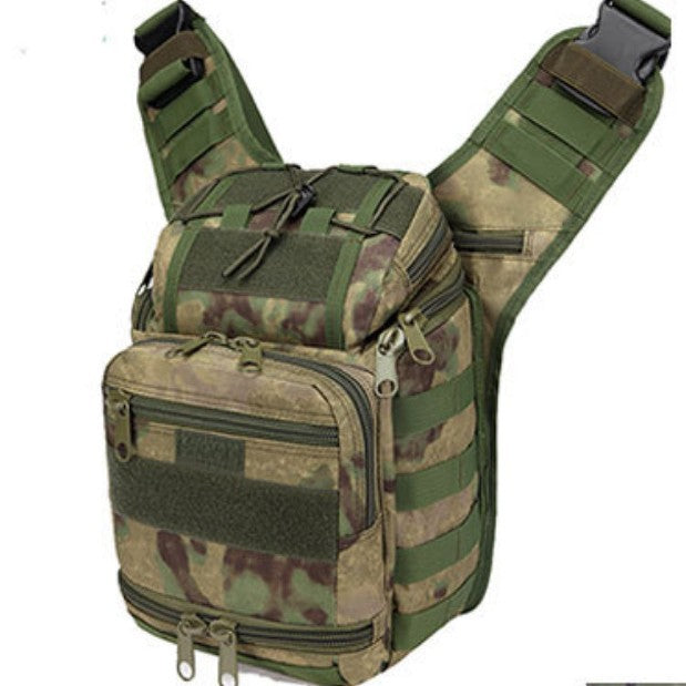 Cross-Border Plover Saddle Bag, Cross-Border Outdoor Multi-Functional Tactical Crossbody Bag, Military Fan Cycling Camera Bag, Camouflage Cycling Bag - PATOGAZ