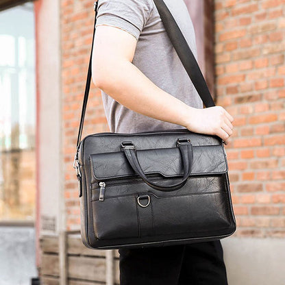 Men's Bag Handbag Shoulder Bag Travel Men's Bag Briefcase Business Computer Bag Men's Crossbody Bag Business Wallet - PATOGAZ
