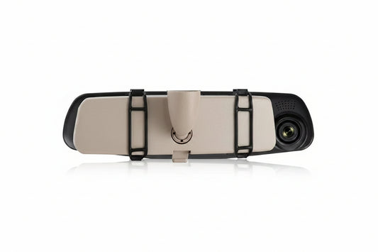 Hd 4.3inch Front and Rear Dual Recording Rearview Mirror Driving Recorder Wide Angle Dual Camera Dual Lens Wide Angle Hd - PATOGAZ