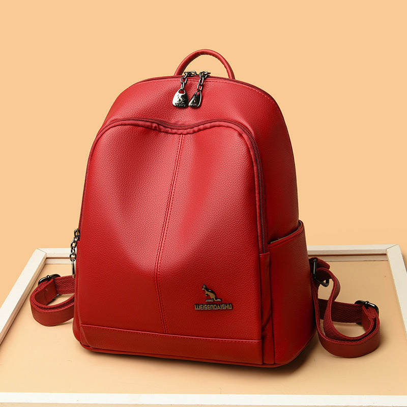 Foreign Trade Backpack Women's 2024 New Korean Style Fashion Women's Backpack Large Capacity Travel Bag Mommy Bag - PATOGAZ