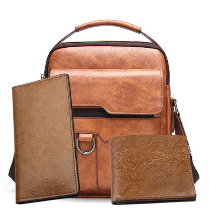 Men's Bag Handbag Shoulder Bag Travel Men's Bag Briefcase Business Computer Bag Men's Crossbody Bag Business Wallet - PATOGAZ