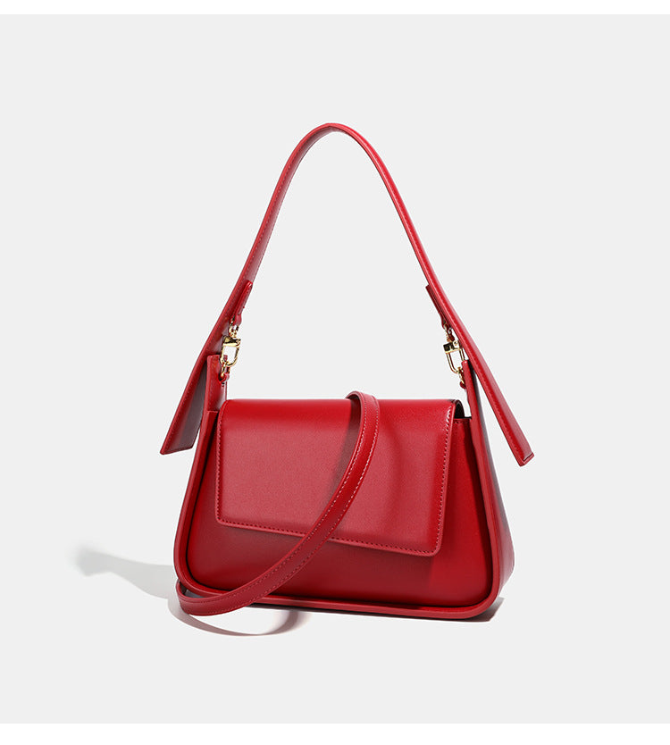 Red Bag for Women 2026 New Style Underarm Bag Light Luxury Brand Bridal Wedding Bag Daily Use Crossbody Handbag - PATOGAZ