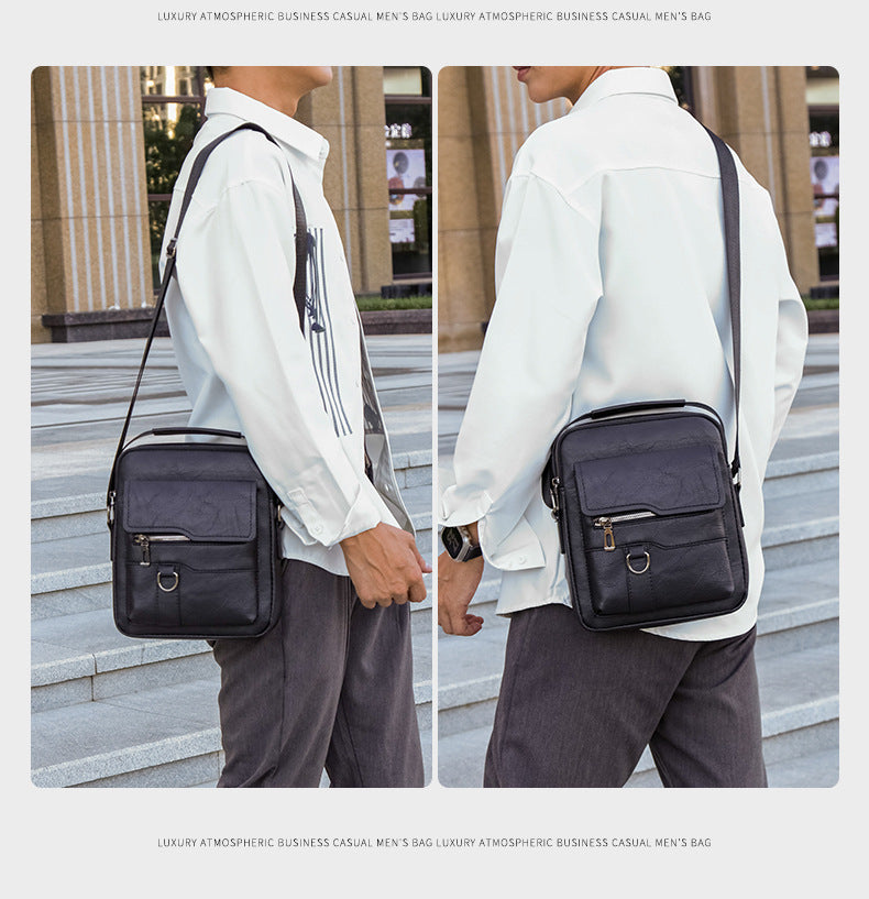 Men's Bag Handbag Shoulder Bag Travel Men's Bag Briefcase Business Computer Bag Men's Crossbody Bag Business Wallet - PATOGAZ