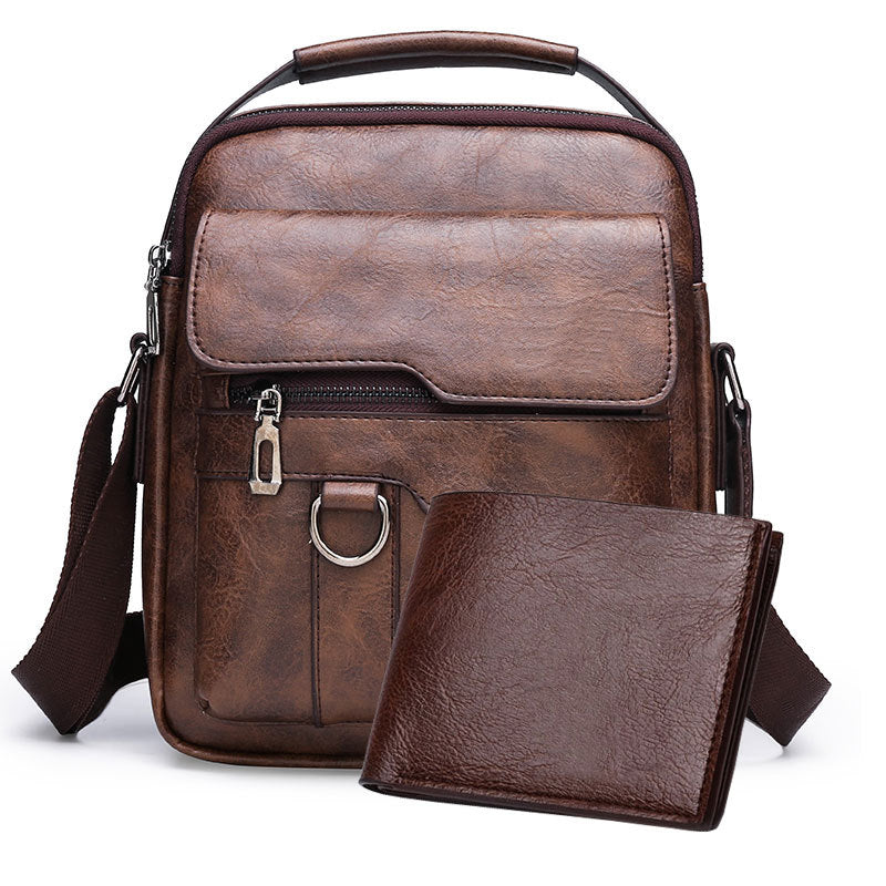 Men's Bag Handbag Shoulder Bag Travel Men's Bag Briefcase Business Computer Bag Men's Crossbody Bag Business Wallet - PATOGAZ