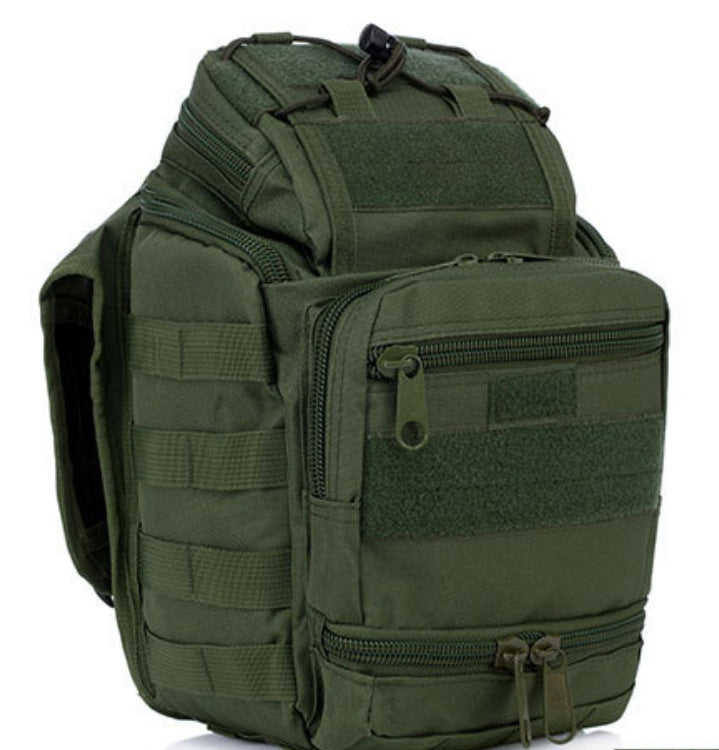 Cross-Border Plover Saddle Bag, Cross-Border Outdoor Multi-Functional Tactical Crossbody Bag, Military Fan Cycling Camera Bag, Camouflage Cycling Bag - PATOGAZ
