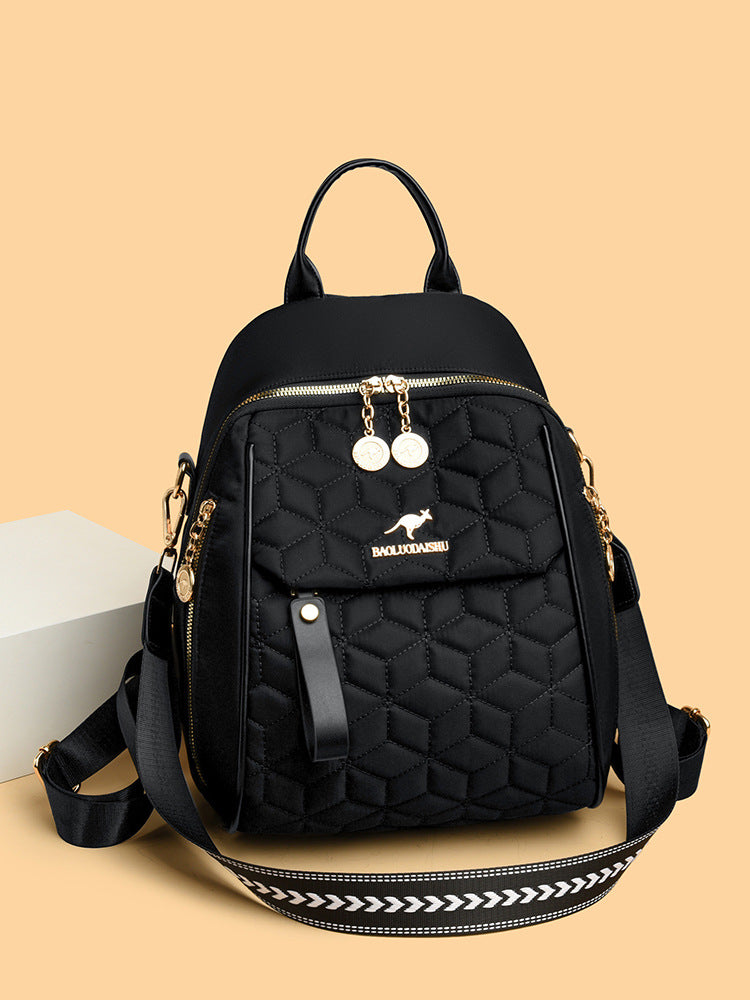 Cross-border New Women's Bag 2025 Casual Korean Women's Oxford Backpack Fashion Urban Commuter Travel Backpack - PATOGAZ
