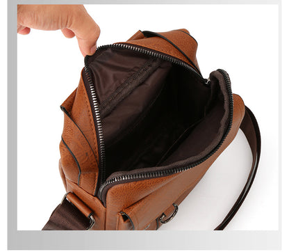 Men's Bag Handbag Shoulder Bag Travel Men's Bag Briefcase Business Computer Bag Men's Crossbody Bag Business Wallet - PATOGAZ