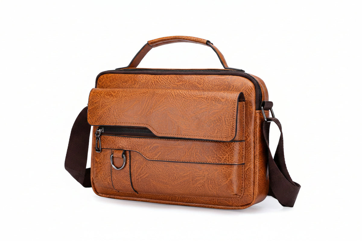 Men's Bag Handbag Shoulder Bag Travel Men's Bag Briefcase Business Computer Bag Men's Crossbody Bag Business Wallet - PATOGAZ