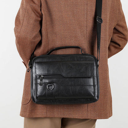 Men's Bag Handbag Shoulder Bag Travel Men's Bag Briefcase Business Computer Bag Men's Crossbody Bag Business Wallet - PATOGAZ