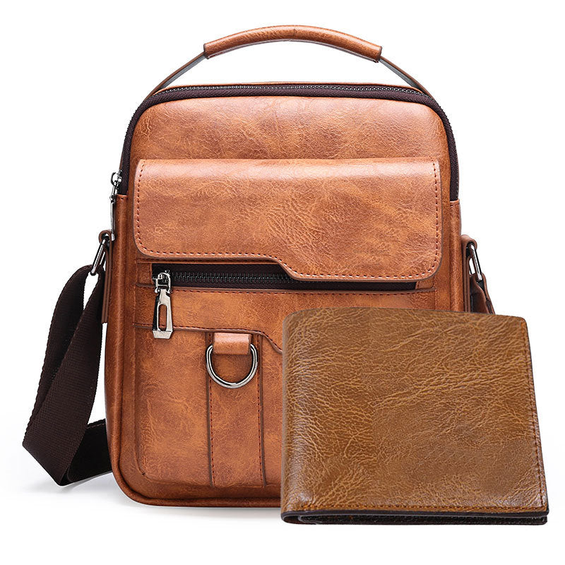 Men's Bag Handbag Shoulder Bag Travel Men's Bag Briefcase Business Computer Bag Men's Crossbody Bag Business Wallet - PATOGAZ