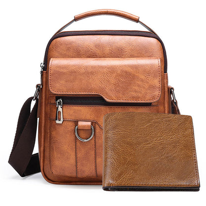 Men's Bag Handbag Shoulder Bag Travel Men's Bag Briefcase Business Computer Bag Men's Crossbody Bag Business Wallet - PATOGAZ