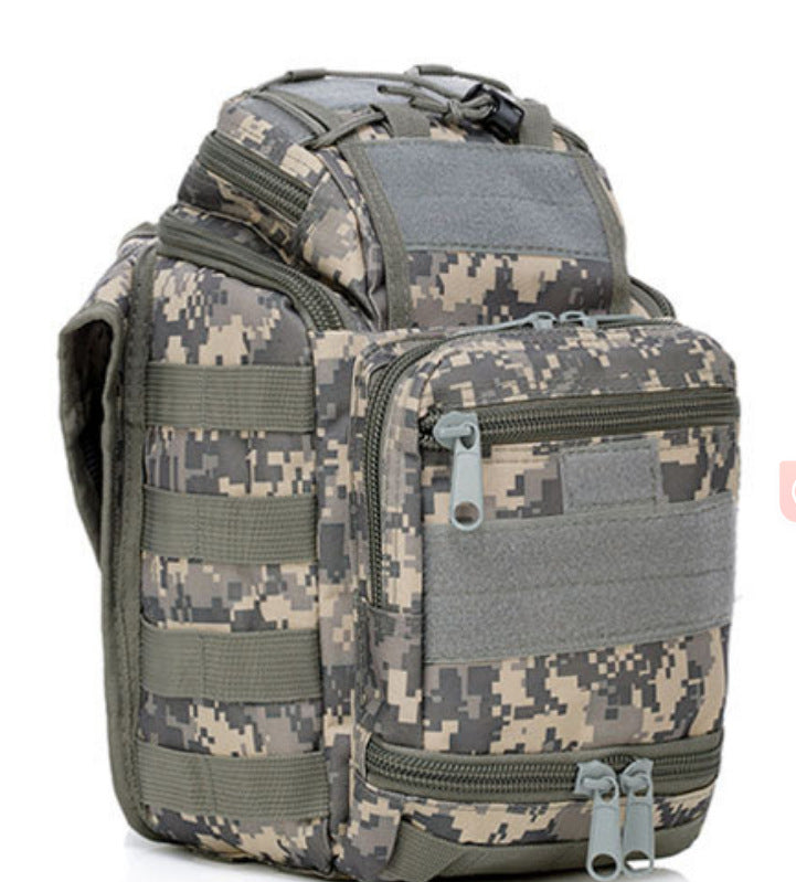 Cross-Border Plover Saddle Bag, Cross-Border Outdoor Multi-Functional Tactical Crossbody Bag, Military Fan Cycling Camera Bag, Camouflage Cycling Bag - PATOGAZ