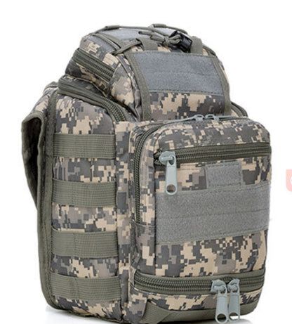 Cross-Border Plover Saddle Bag, Cross-Border Outdoor Multi-Functional Tactical Crossbody Bag, Military Fan Cycling Camera Bag, Camouflage Cycling Bag - PATOGAZ