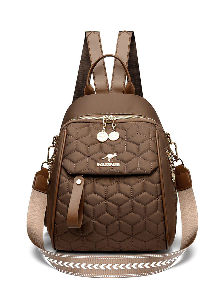 Cross-border New Women's Bag 2025 Casual Korean Women's Oxford Backpack Fashion Urban Commuter Travel Backpack - PATOGAZ