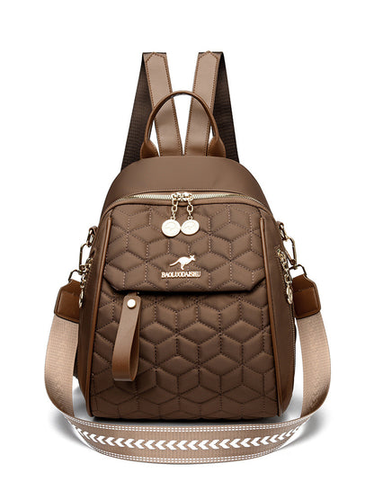 Cross-border New Women's Bag 2025 Casual Korean Women's Oxford Backpack Fashion Urban Commuter Travel Backpack - PATOGAZ