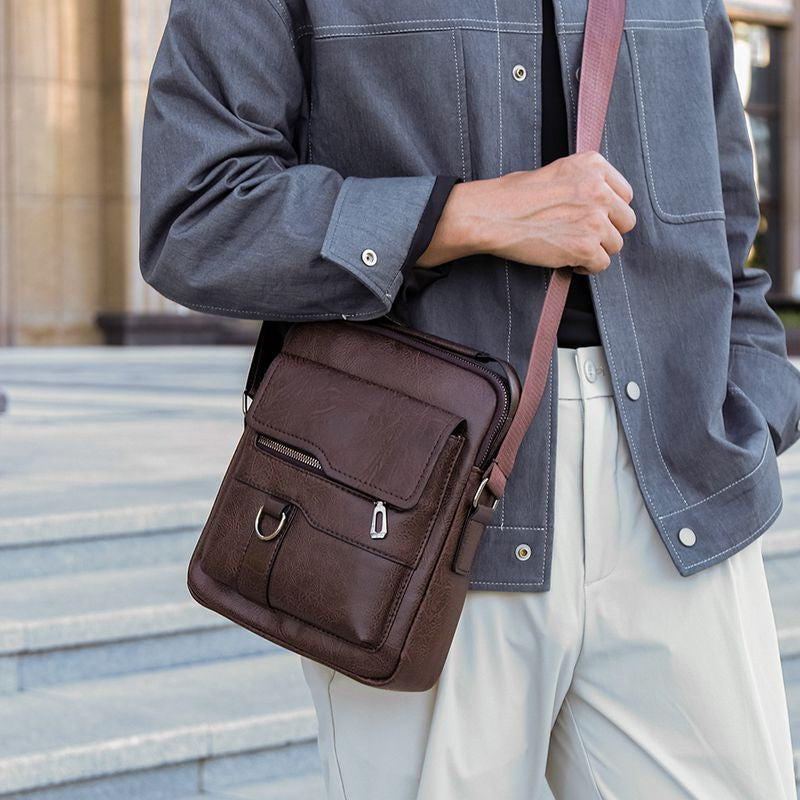 Men's Bag Handbag Shoulder Bag Travel Men's Bag Briefcase Business Computer Bag Men's Crossbody Bag Business Wallet - PATOGAZ