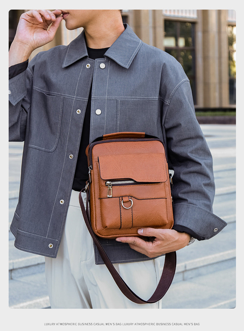 Men's Bag Handbag Shoulder Bag Travel Men's Bag Briefcase Business Computer Bag Men's Crossbody Bag Business Wallet - PATOGAZ