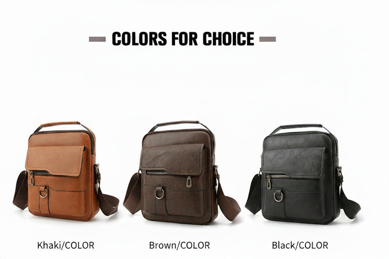 Men's Bag Handbag Shoulder Bag Travel Men's Bag Briefcase Business Computer Bag Men's Crossbody Bag Business Wallet - PATOGAZ